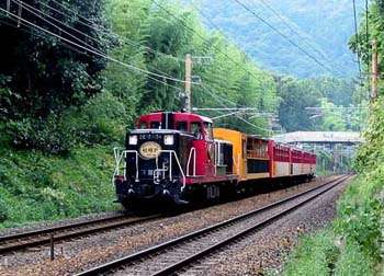 嵐山 トロッコ列車