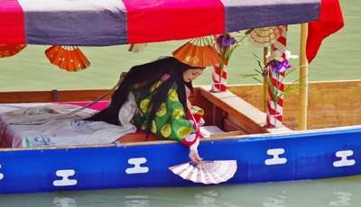 三船祭 in 京都嵐山