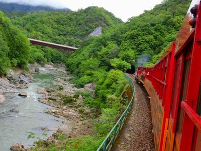 嵐山 トロッコ列車
