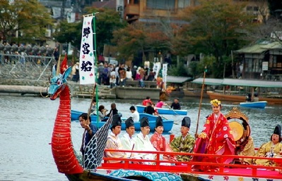 三船祭 in 京都嵐山